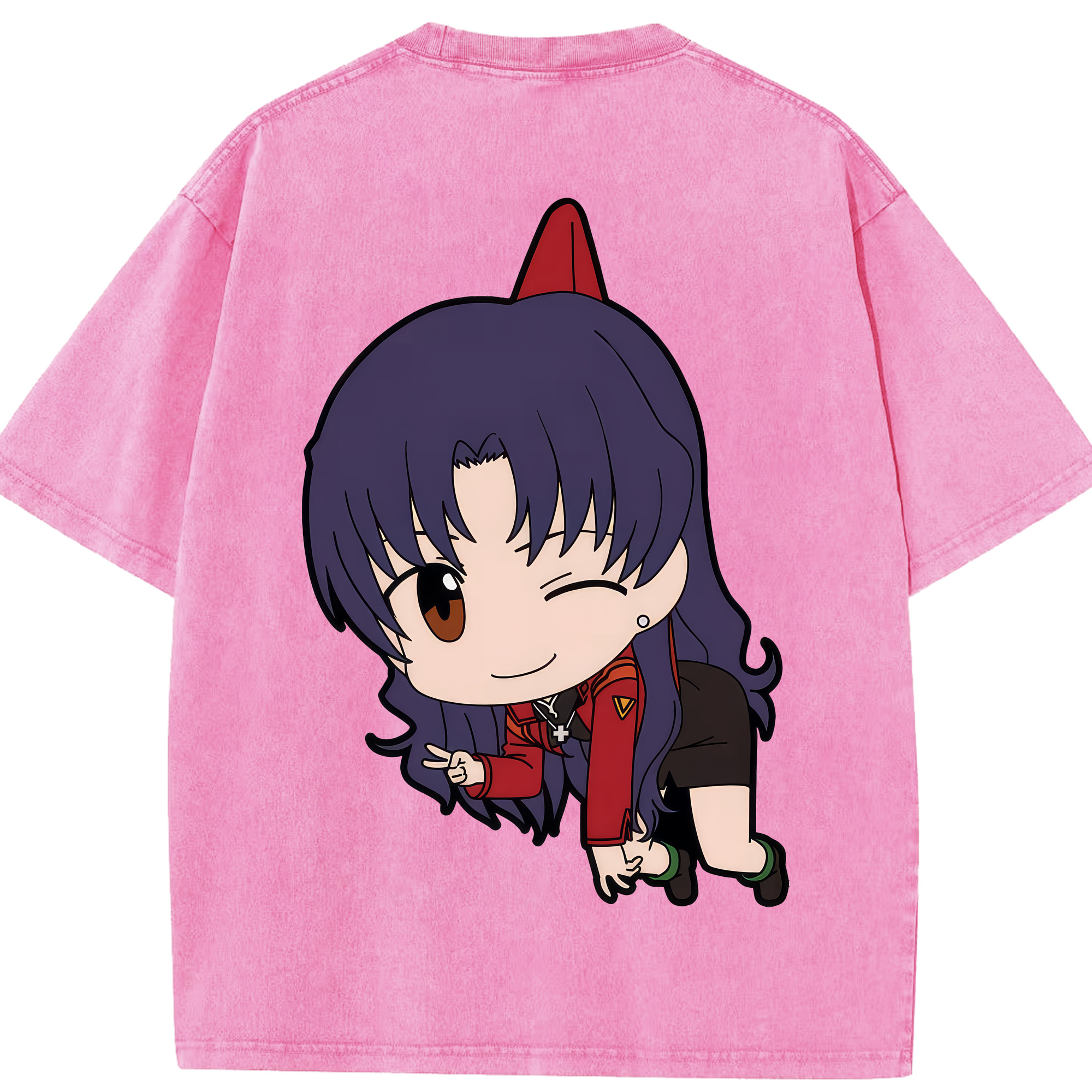 （画像用） EVA 新世紀エヴァンゲリオン 綿100% ヴィンテージ風 半袖Tシャツ（背面プリント）